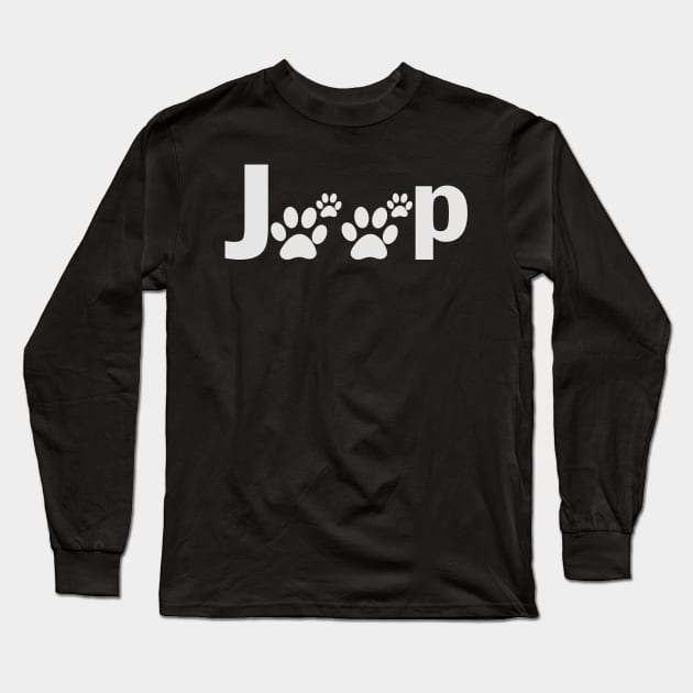 Offroad Jeep Dog Lover Long Sleeve T-Shirt by GoodArt